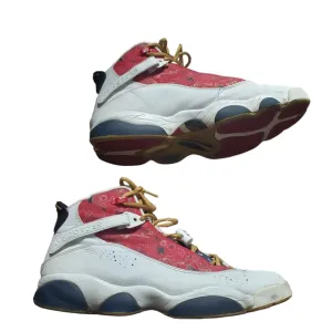 Air Jordan 6 Rings sneakers shoes championship varsity red wheat navy 12