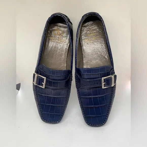 Aldo Brue Men's Navy Loafers size 40