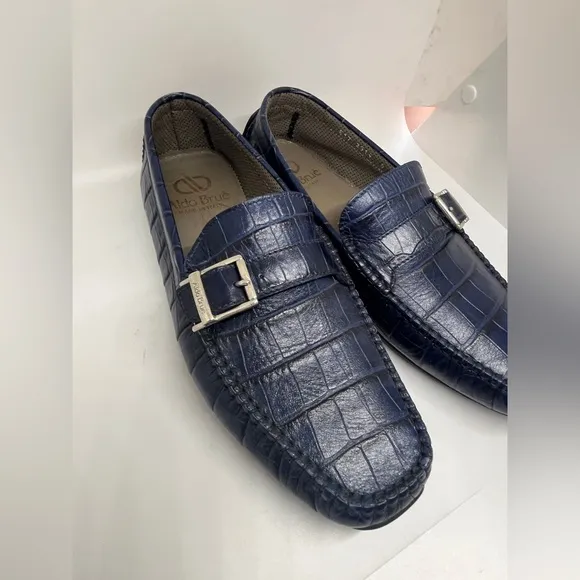 Aldo Brue Men's Navy Loafers size 40