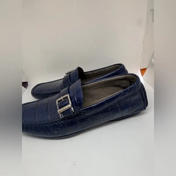 Aldo Brue Men's Navy Loafers size 40
