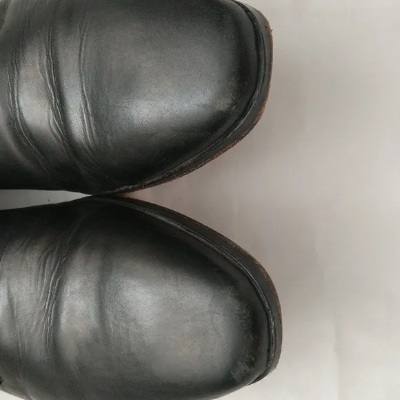 Aldo men's Oxford leather lace up black formal business dress shoes Sz 42