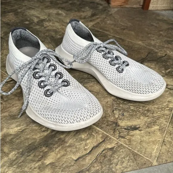 Allbirds Men Sneakers Light Gray Running Shoes Athletic Sporty size 9