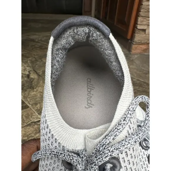 Allbirds Men Sneakers Light Gray Running Shoes Athletic Sporty size 9
