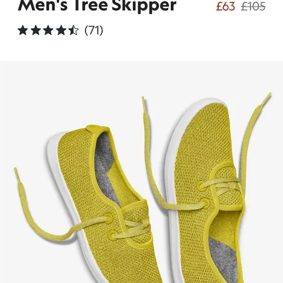 Allbirds Men’s Tree Skipper Shoes in Elephant Grass Size 13