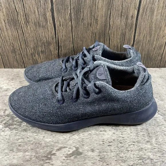 Allbirds Shoes Runner WR M10 Blue Wool Men's Size 10 Sneakers Merino Wool