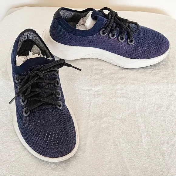 Allbirds Womens Tree Dasher Blue Running Shoes