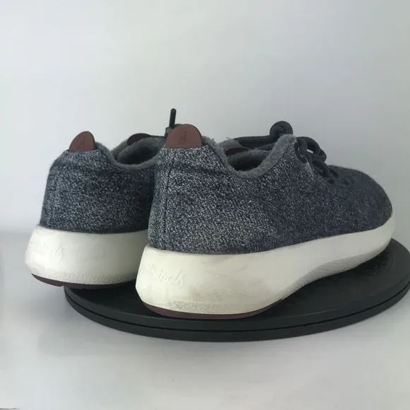 Allbirds Wool Runner Mizzles Gray/White Athletic Running Shoes Men's Size 13