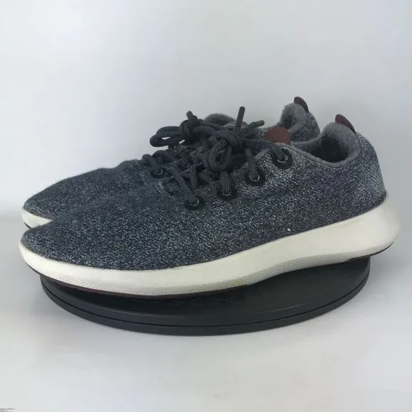 Allbirds Wool Runner Mizzles Gray/White Athletic Running Shoes Men's Size 13