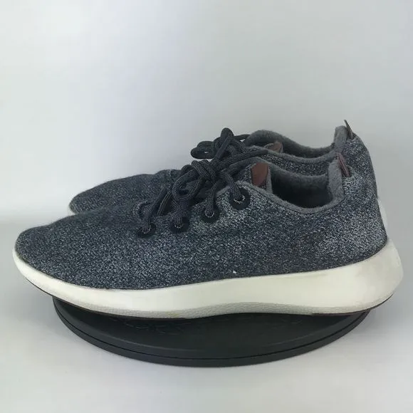 Allbirds Wool Runner Mizzles Gray/White Athletic Running Shoes Men's Size 13
