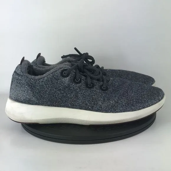 Allbirds Wool Runner Mizzles Gray/White Athletic Running Shoes Men's Size 13