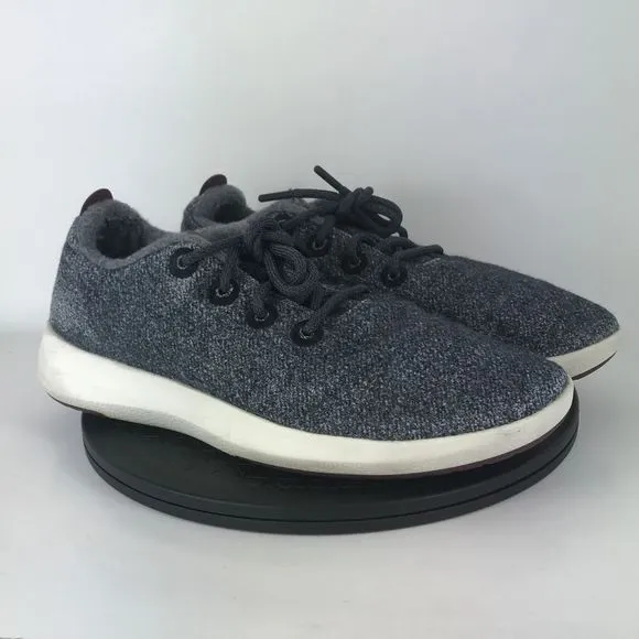 Allbirds Wool Runner Mizzles Gray/White Athletic Running Shoes Men's Size 13
