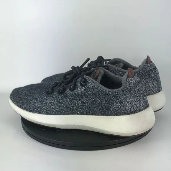 Allbirds Wool Runner Mizzles Gray/White Athletic Running Shoes Men's Size 13