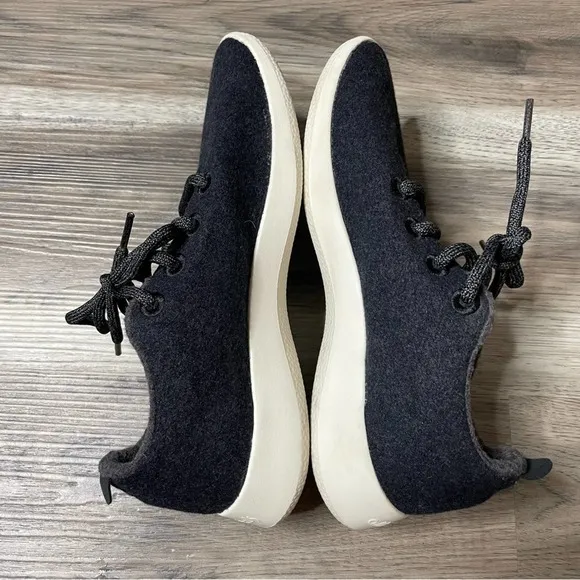 Allbirds Wool Runners Blue Sneakers Shoes Size 8