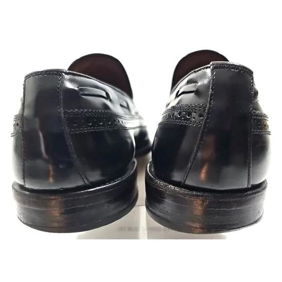 Allen Edmonds Berwick ~Men’s Size 10E~ Black Leather Tassel Loafers Dress Shoes.
