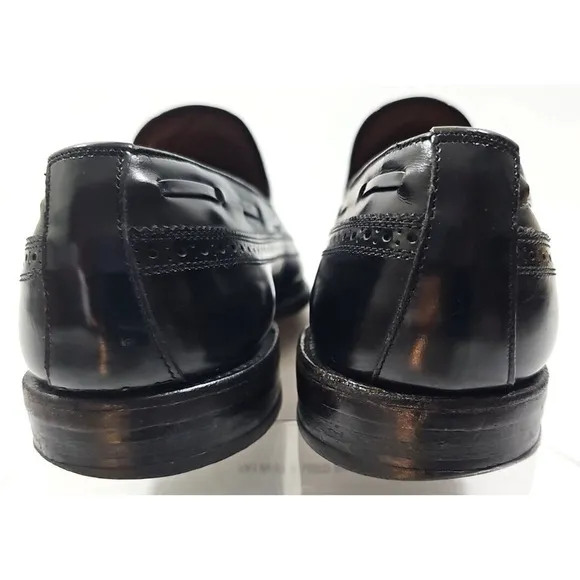 Allen Edmonds Berwick ~Men’s Size 10E~ Black Leather Tassel Loafers Dress Shoes.