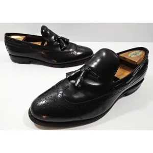 Allen Edmonds Berwick ~Men’s Size 10E~ Black Leather Tassel Loafers Dress Shoes.