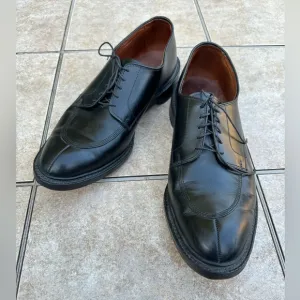 Allen Edmonds Black Leather Walton Oxfords Shoes