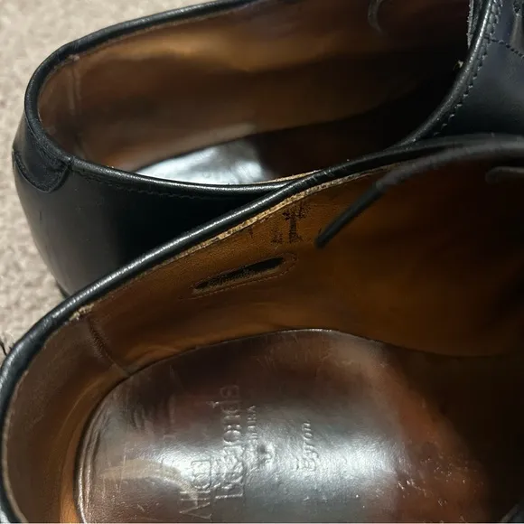Allen Edmonds Byron Black Leather Shoes Men’s Size 11 2762