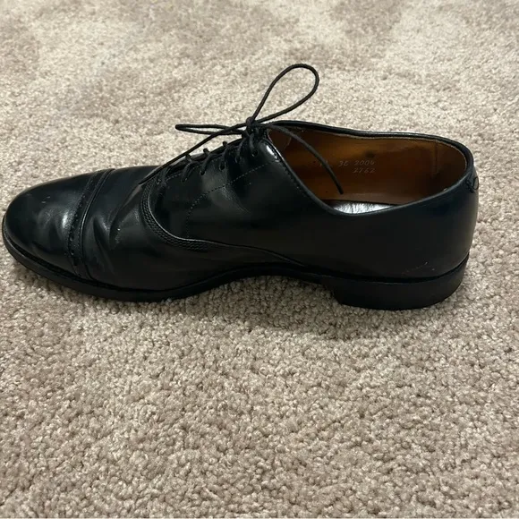 Allen Edmonds Byron Black Leather Shoes Men’s Size 11 2762