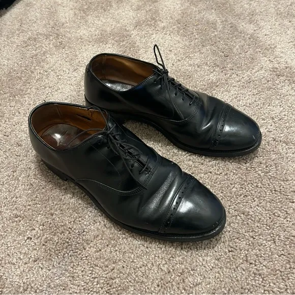Allen Edmonds Byron Black Leather Shoes Men’s Size 11 2762