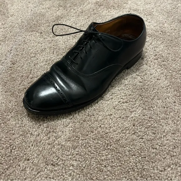 Allen Edmonds Byron Black Leather Shoes Men’s Size 11 2762