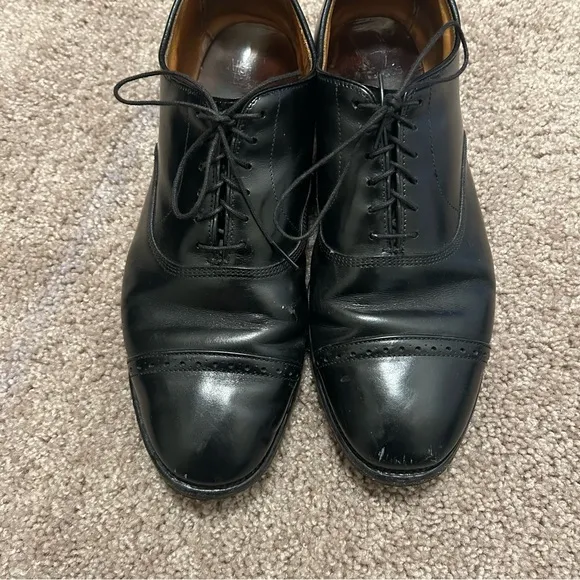 Allen Edmonds Byron Black Leather Shoes Men’s Size 11 2762