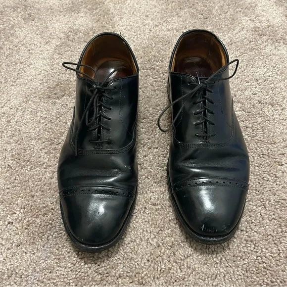 Allen Edmonds Byron Black Leather Shoes Men’s Size 11 2762