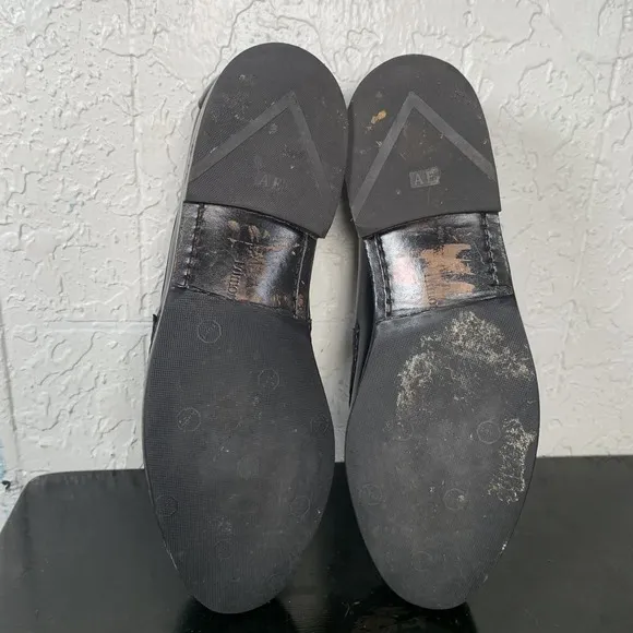 Allen Edmonds Cavanaugh Black Leather Penny Loafer Shoes 10.5 B Made in USA EUC