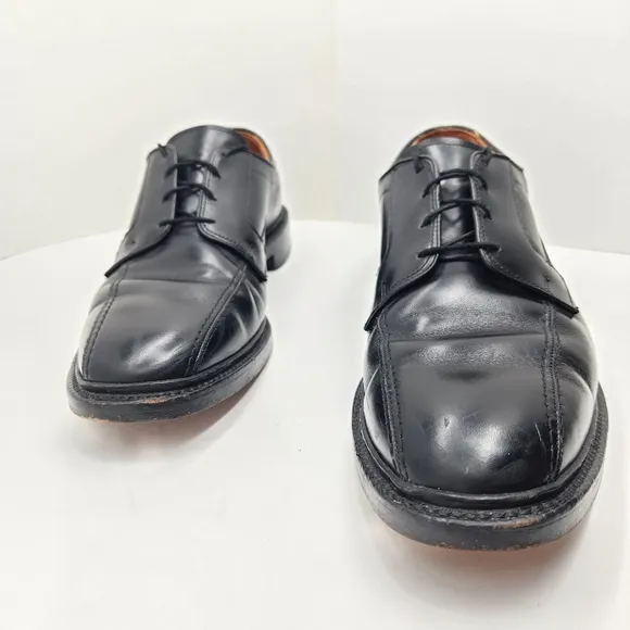 Allen Edmonds dress shoes men's 12D black leather Hillcrest oxford Made in USA