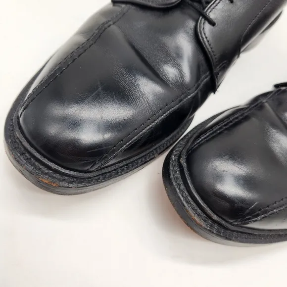 Allen Edmonds dress shoes men's 12D black leather Hillcrest oxford Made in USA