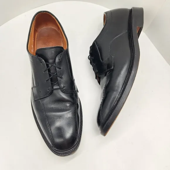 Allen Edmonds dress shoes men's 12D black leather Hillcrest oxford Made in USA