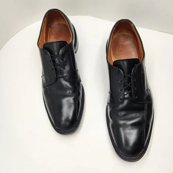 Allen Edmonds dress shoes men's 12D black leather Hillcrest oxford Made in USA