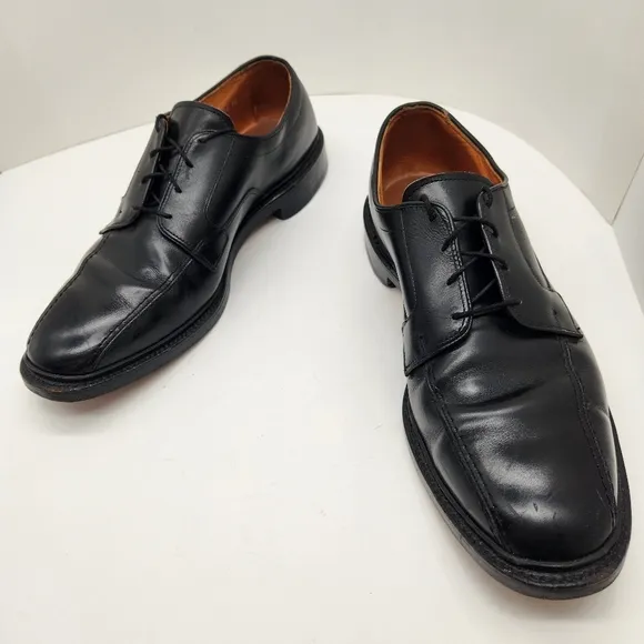 Allen Edmonds dress shoes men's 12D black leather Hillcrest oxford Made in USA