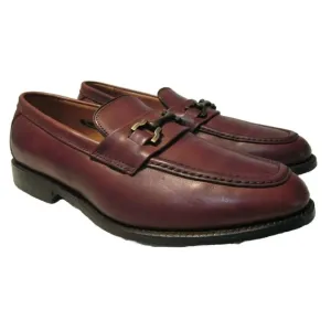 ALLEN EDMONDS Heathwood Brown Leather Horsebit Loafers Shoes Mens 9 Fast Ship