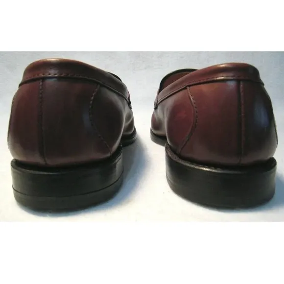 ALLEN EDMONDS Heathwood Brown Leather Horsebit Loafers Shoes Mens 9 Fast Ship