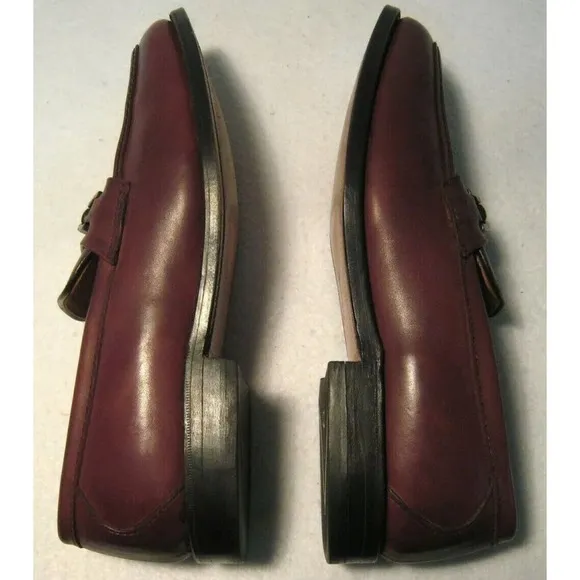 ALLEN EDMONDS Heathwood Brown Leather Horsebit Loafers Shoes Mens 9 Fast Ship