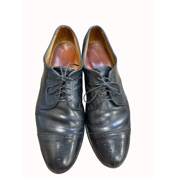 Allen Edmonds Lexington men’s black leather Oxford shoes 14D SKU 6637