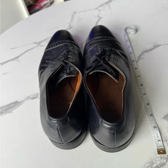 Allen Edmonds Men’s  13D Black Leather Dress Shoes