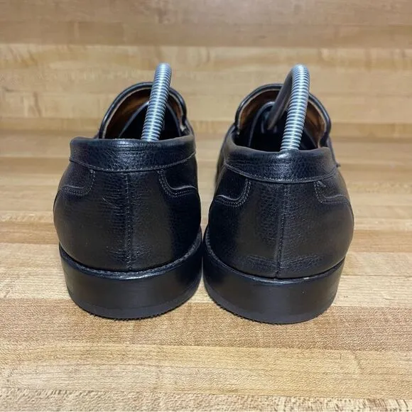 Allen Edmonds Parkland Mens Penny Loafers Shoes size 9 Model 3216 Black Leather