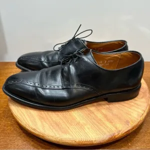 Allen Edmonds Wendell Mens Lace Up Derby Dress Shoes Black Size 11.5 D