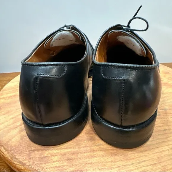 Allen Edmonds Wendell Mens Lace Up Derby Dress Shoes Black Size 11.5 D