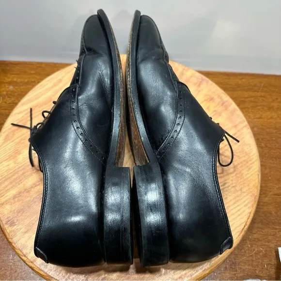 Allen Edmonds Wendell Mens Lace Up Derby Dress Shoes Black Size 11.5 D