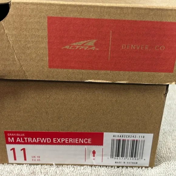 Altra FWD Experience Running Shoe Men’s Size 11 NIB