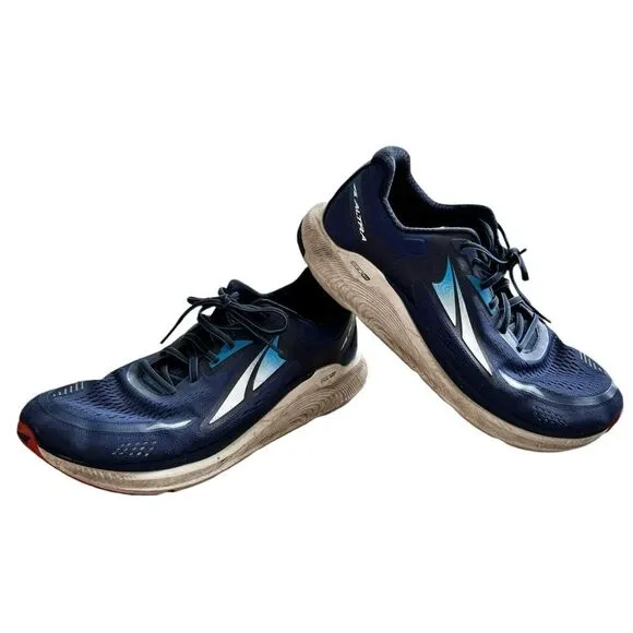 Altra Men’s M Paradigm 6 Estate Blue Lace Up Running Sneakers Shoes. Size 11.