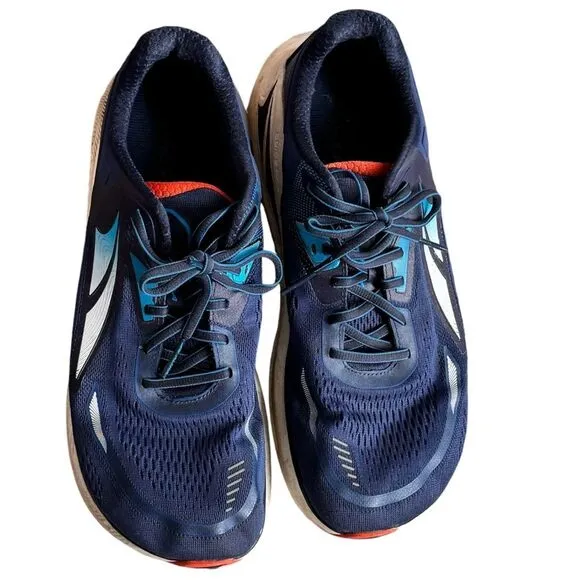 Altra Men’s M Paradigm 6 Estate Blue Lace Up Running Sneakers Shoes. Size 11.