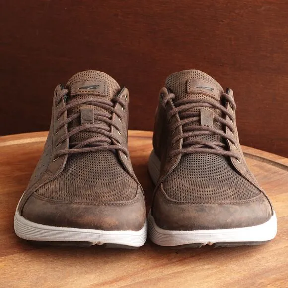 Altra Sneakers Mens SZ 10 Brown Cayd Leather Footshape Athletic Running Shoes
