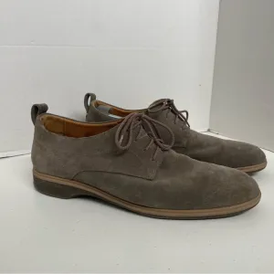Amberjack Shoes The Original Italian Suede Leather Lace Up Skate Beige Grey 14M