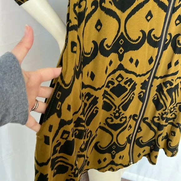 ANTHROPOLOGIE BEL KAZAN Full Zip A Line Dress