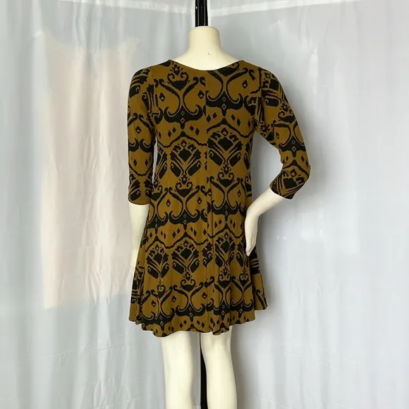 ANTHROPOLOGIE BEL KAZAN Full Zip A Line Dress