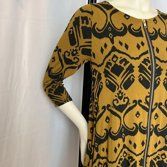 ANTHROPOLOGIE BEL KAZAN Full Zip A Line Dress